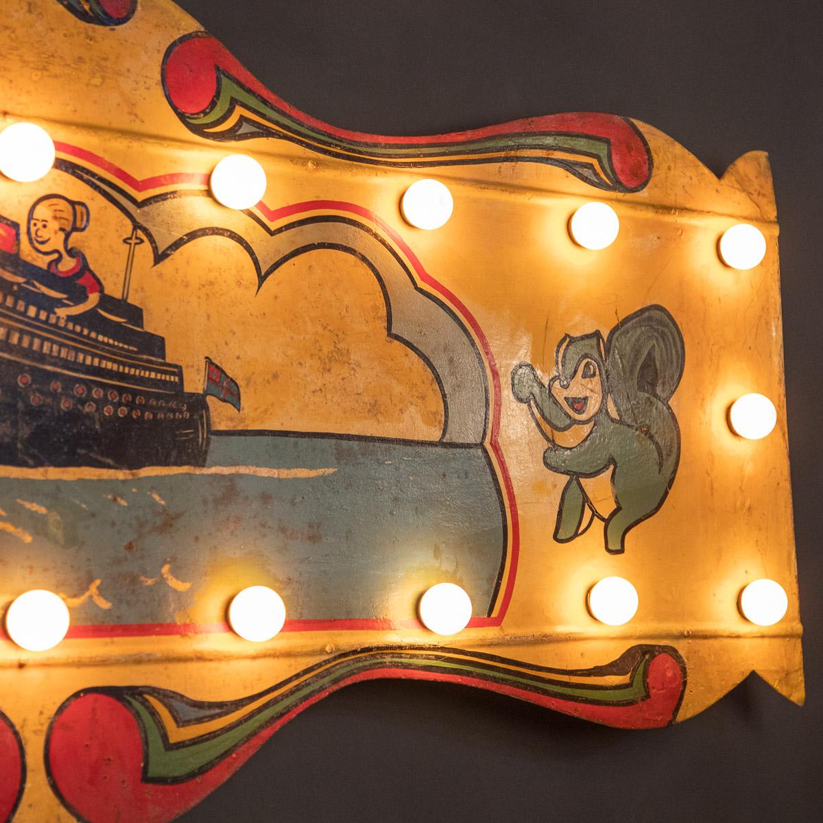 Insegna illuminante del 20° secolo per la fiera c.1930 in vendita 6