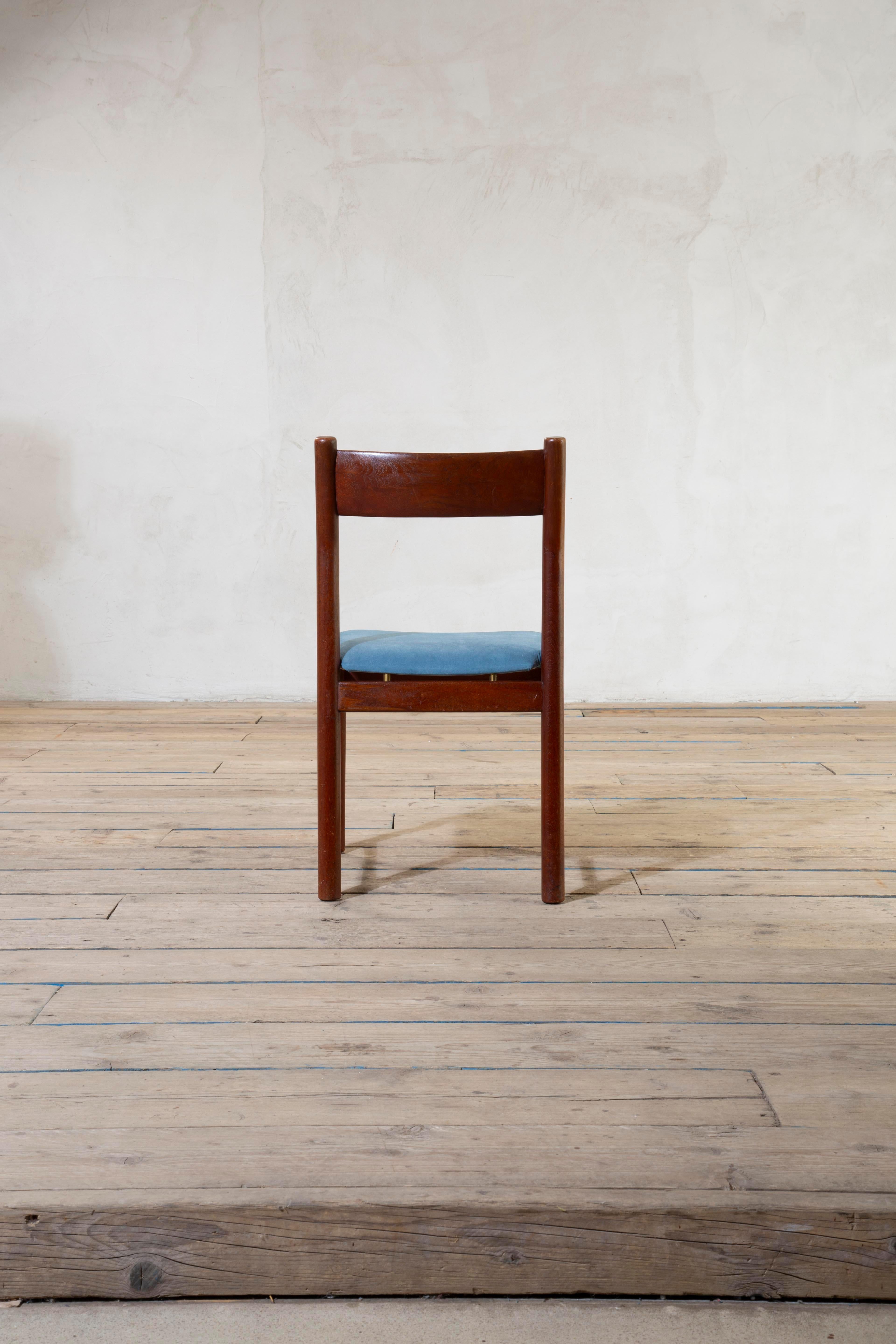 20e siècle, Ilmari Tapiovaara Ensemble de six chaises en bois, 1960 en vente 7