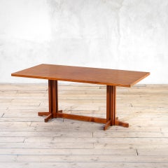 20th Century, Ilmari Tapiovaara Wooden Dining Table 50s