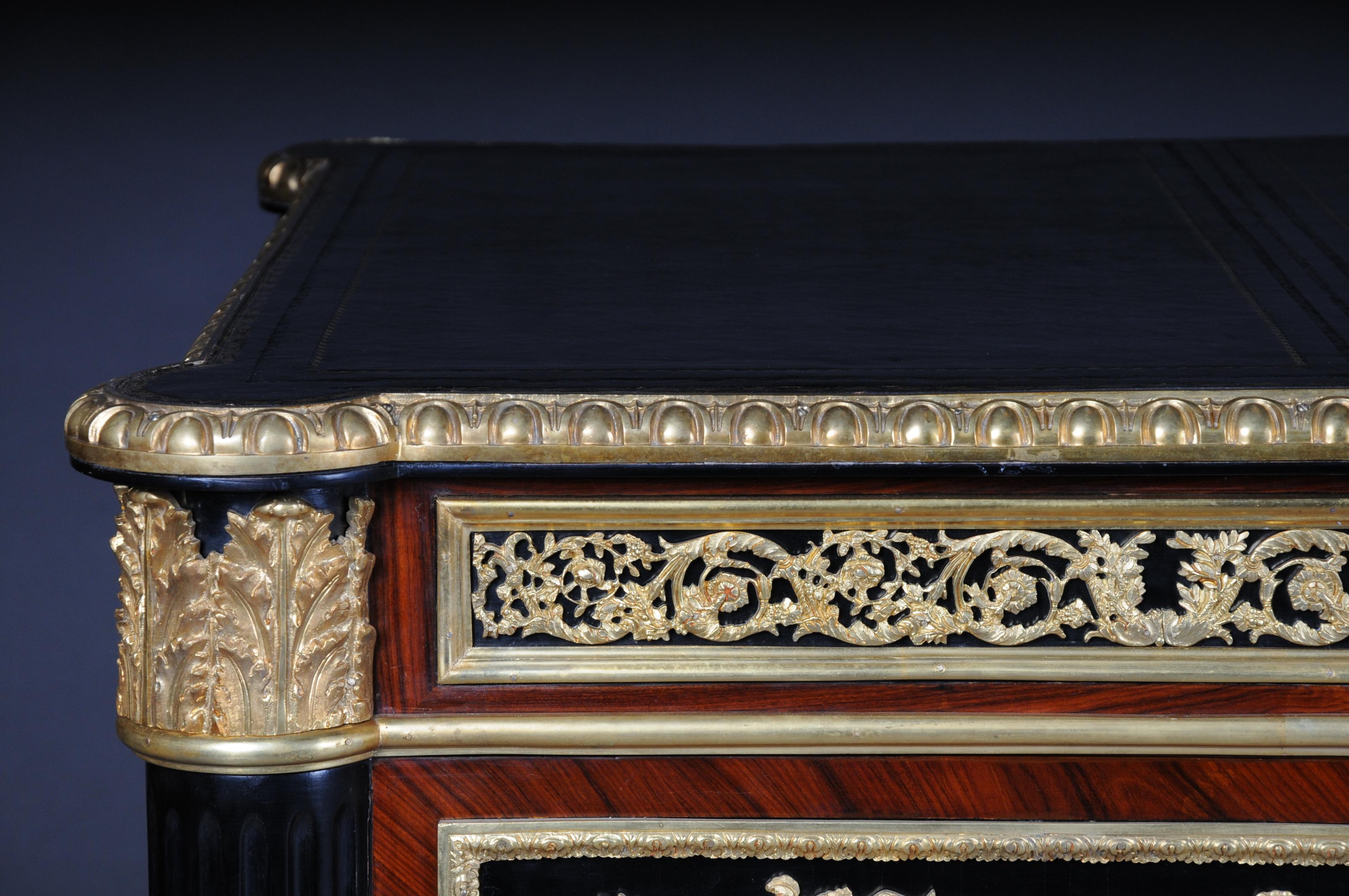 imperialer Bureau Plat / Schreibtisch im Stil von Louis XVI des 20 im Angebot 1