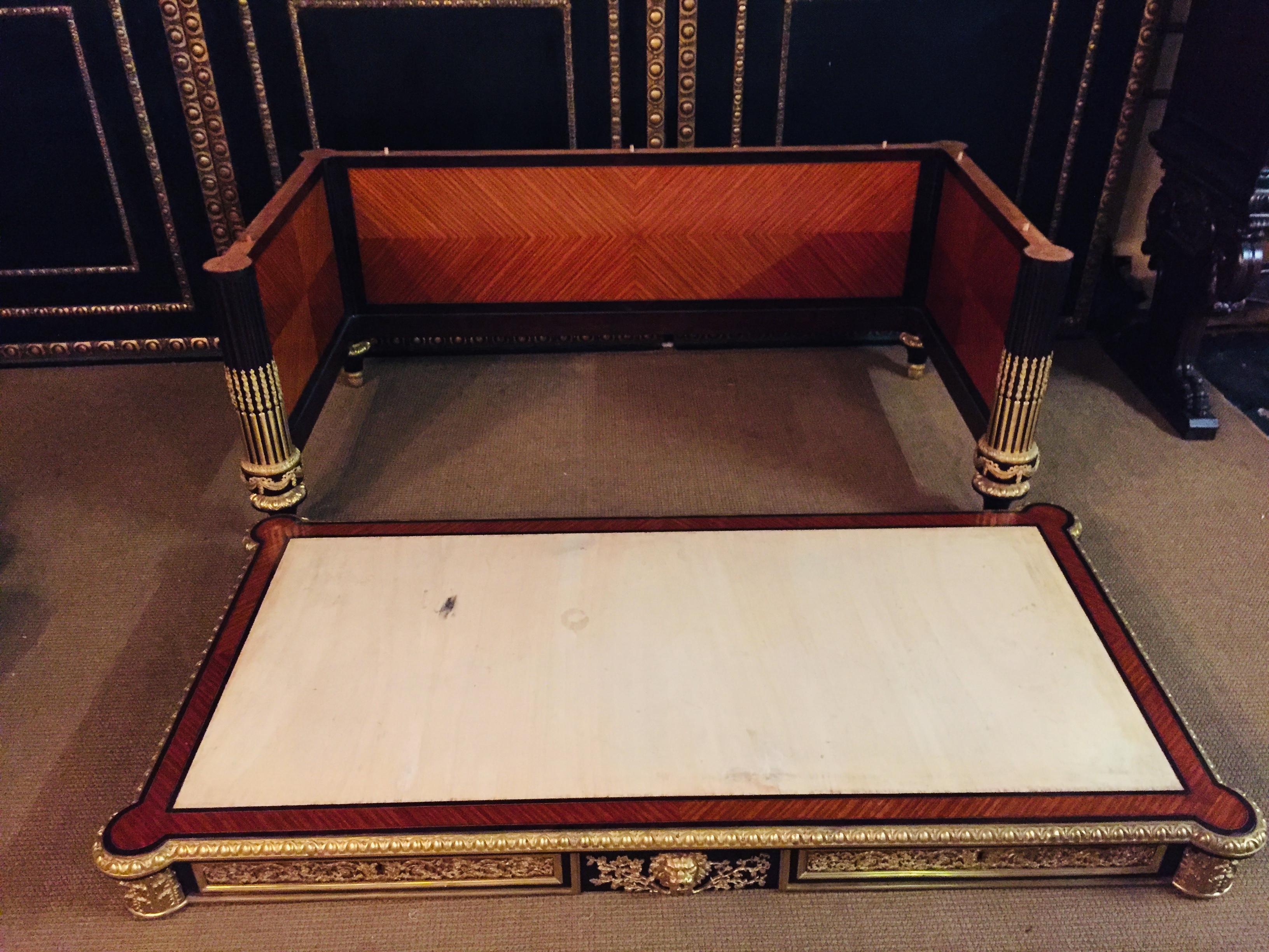 20th Century imperial Bureau Plat / Writing Table in the Style of Louis XVI For Sale 8