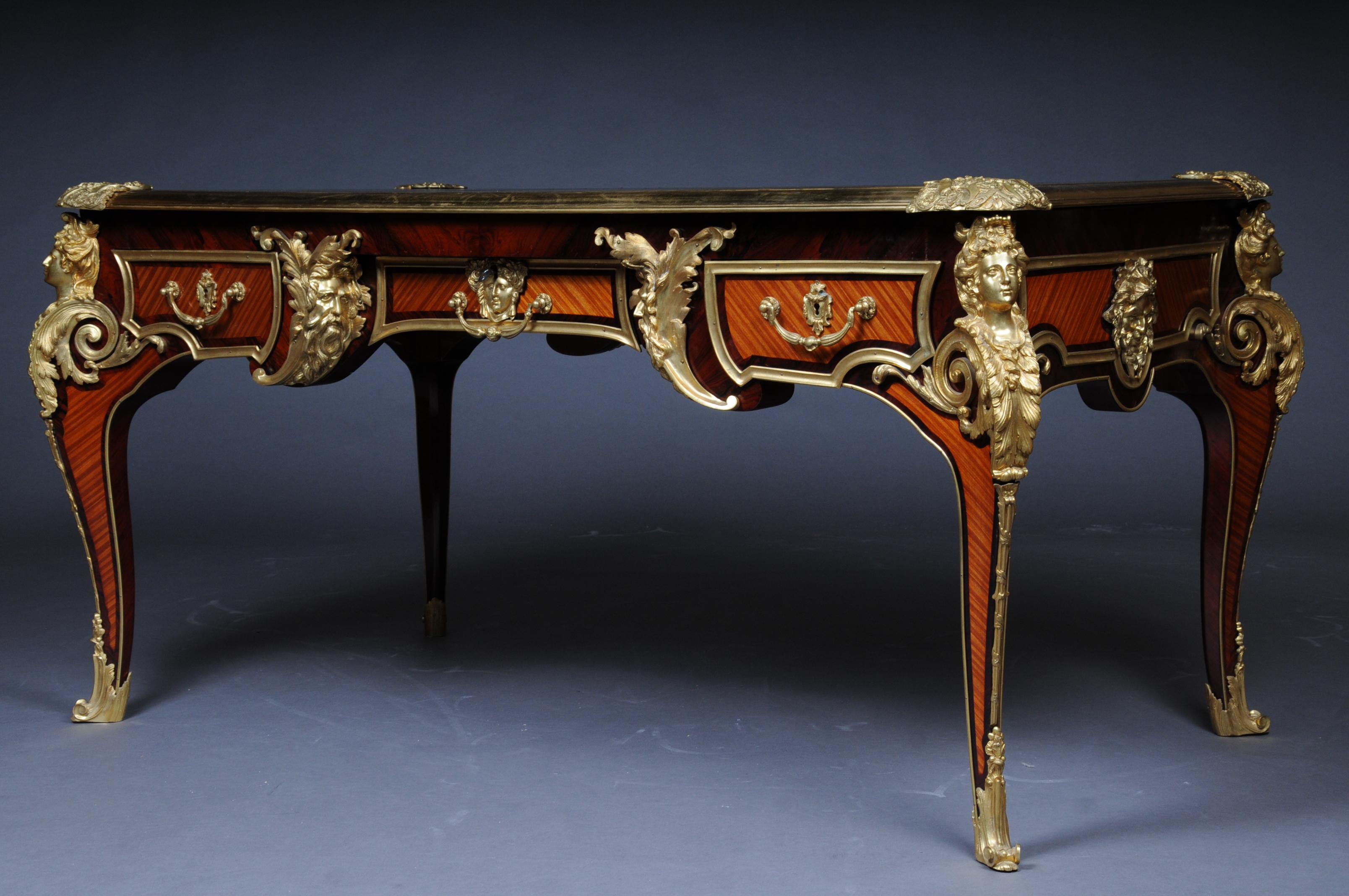 20th Century Imperial French Bureau Plat or Desk by Charles Boulle For Sale 3