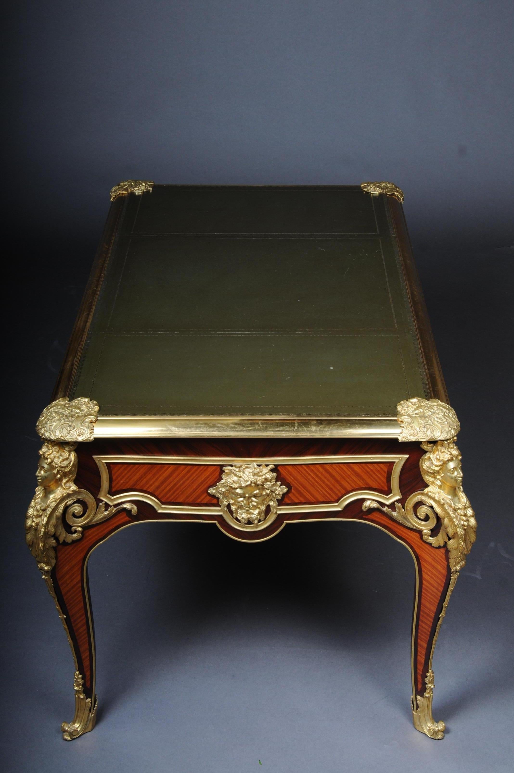 20th Century Imperial French Bureau Plat or Desk by Charles Boulle For Sale 4
