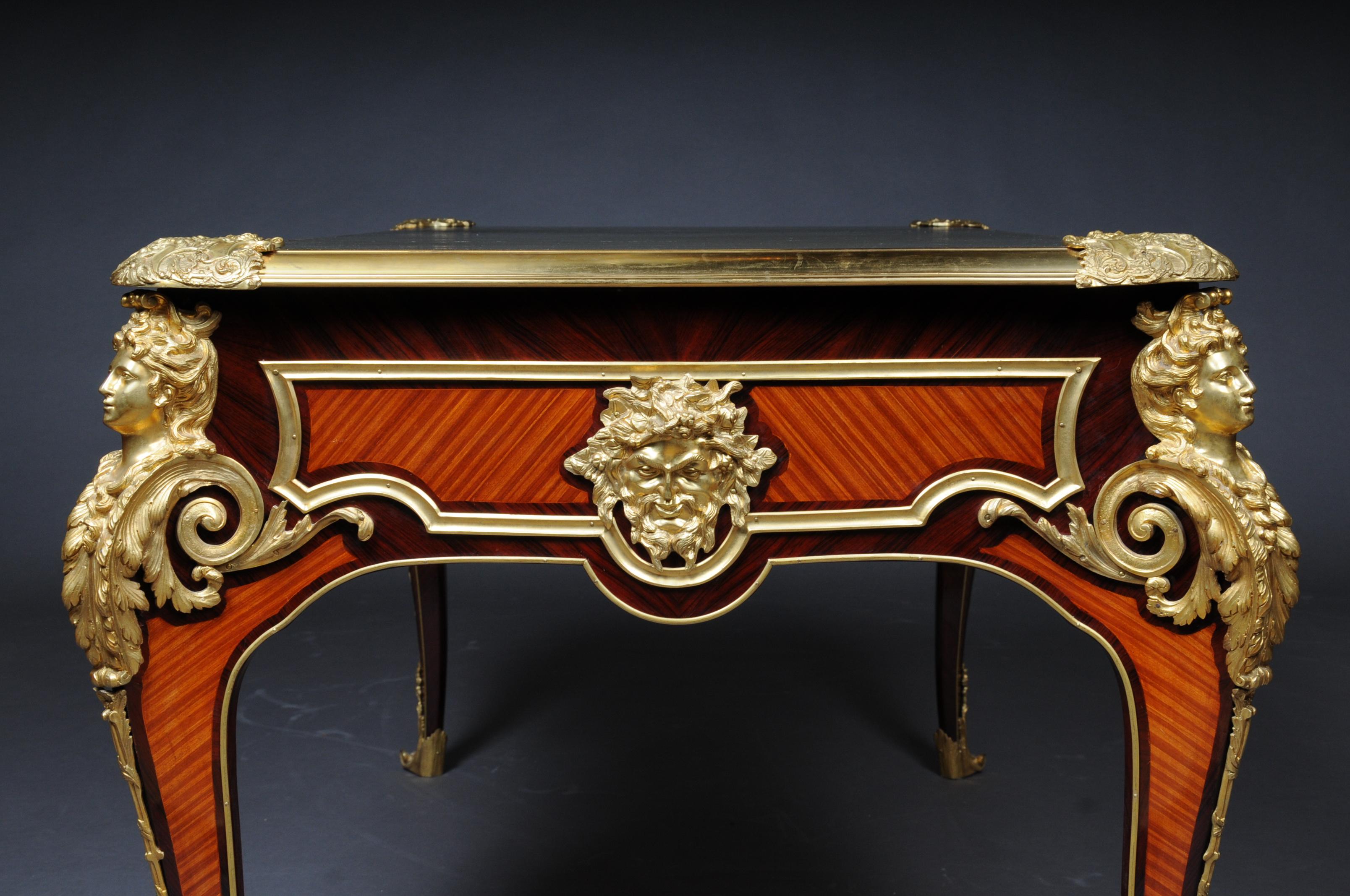 20th Century Imperial French Bureau Plat or Desk by Charles Boulle For Sale 5