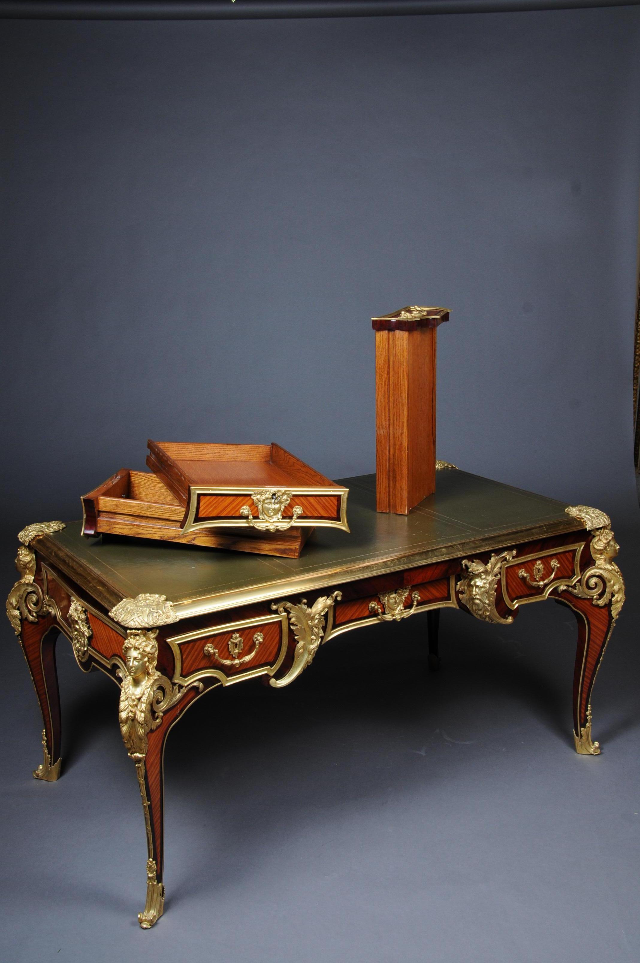20th Century Imperial French Bureau Plat or Desk by Charles Boulle For Sale 6