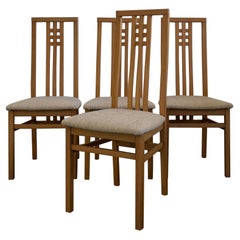 20th Century IMS SRL Italian Tall Back Dining Chairs