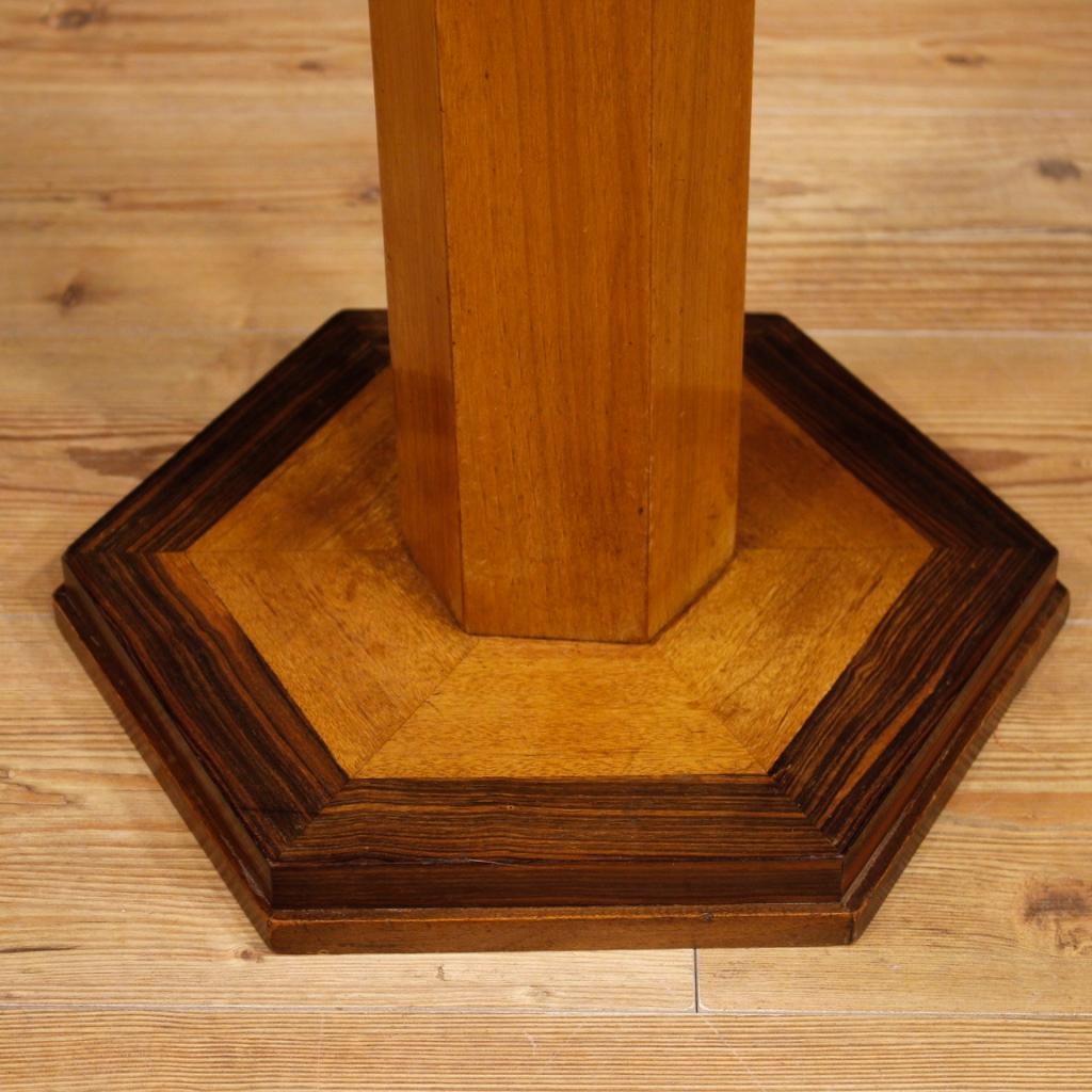 20th Century Wood French Art Deco Style Side Table, 1960 5