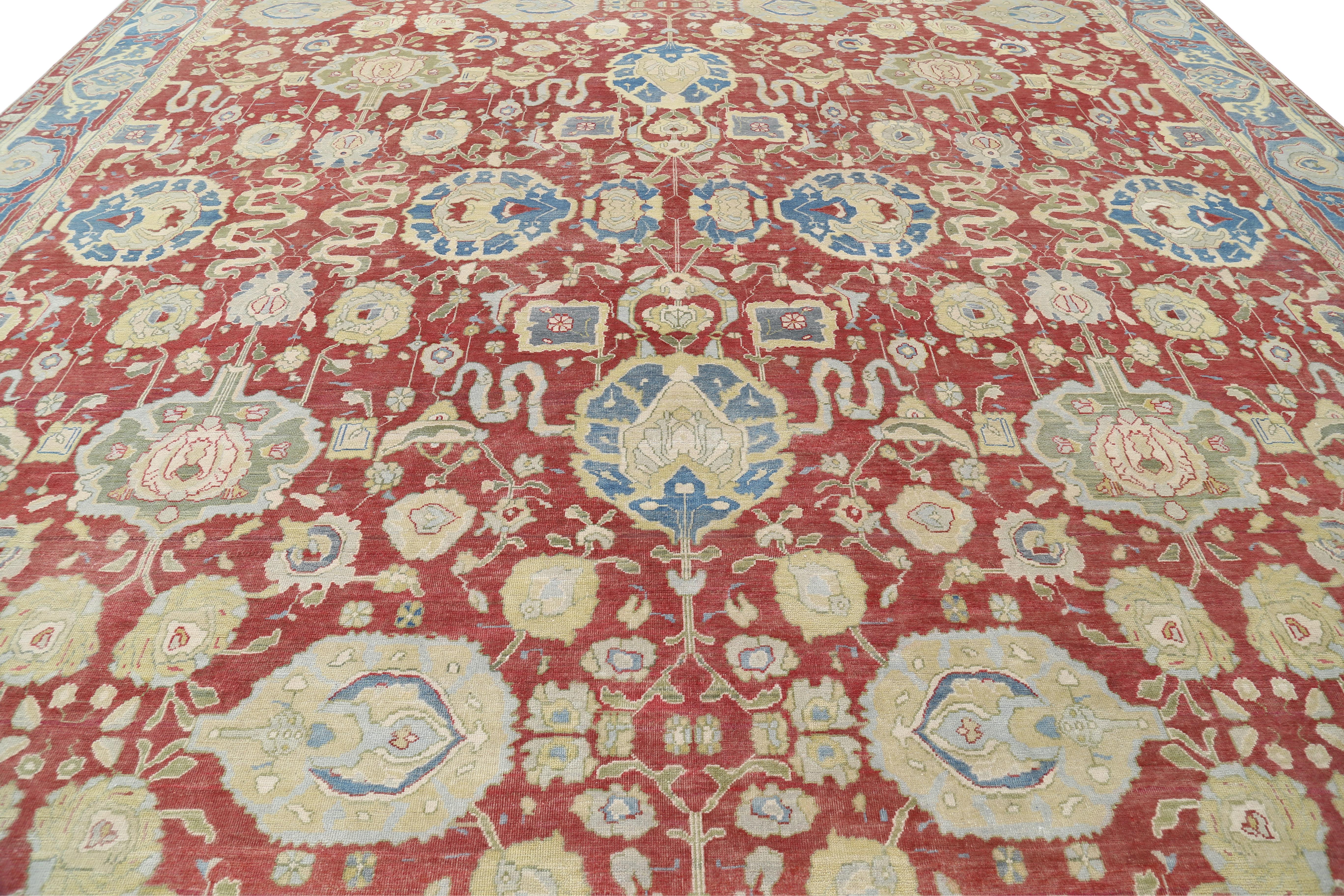 20th Century Indian Agra Carpet  In Excellent Condition For Sale In Gainesville, VA
