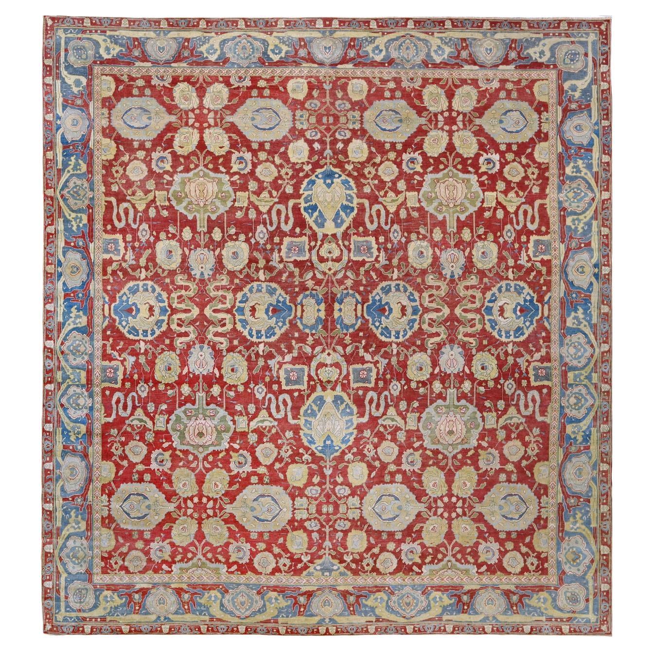 20th Century Indian Agra Carpet  For Sale