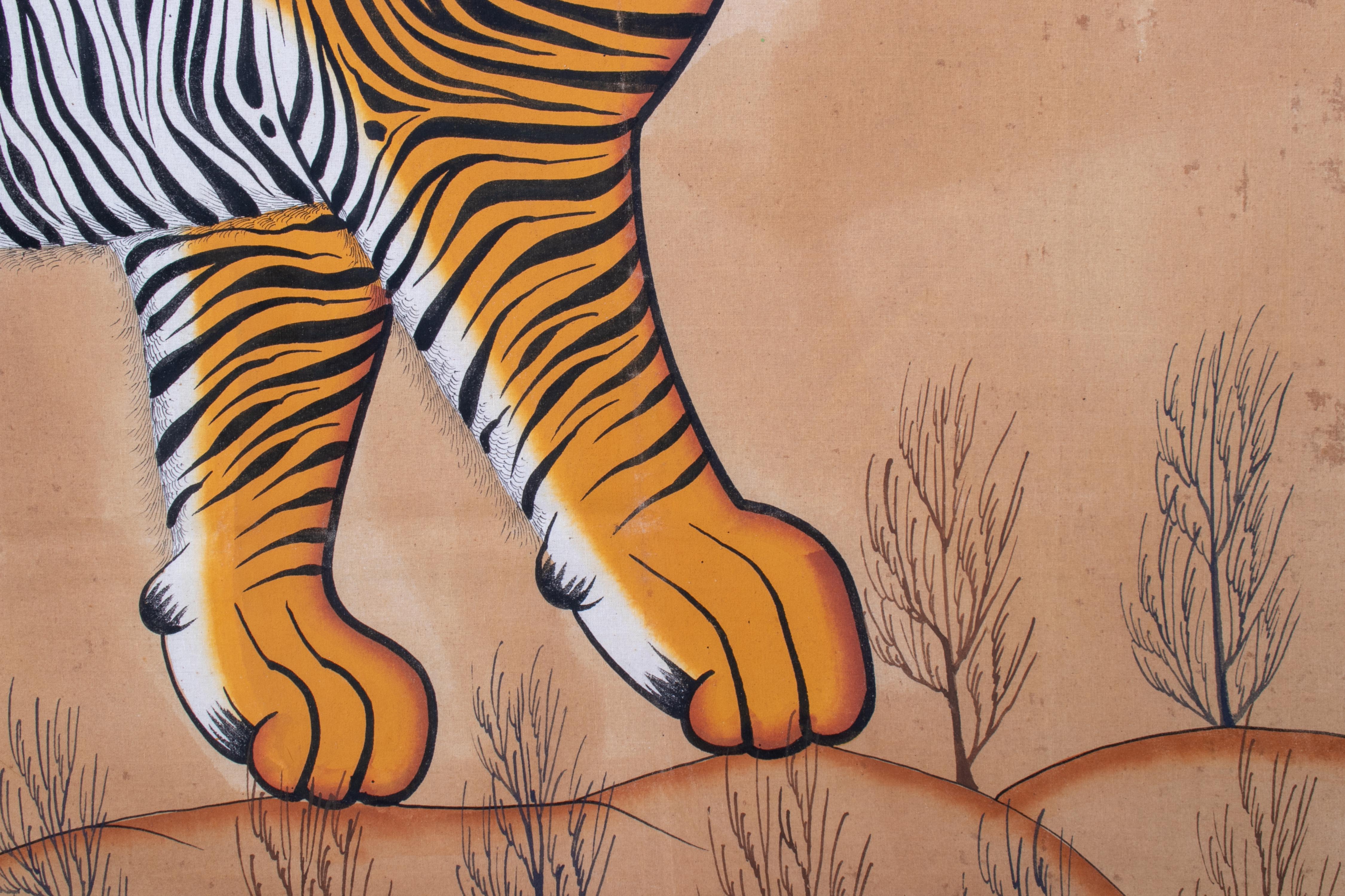 ancient indian tiger art