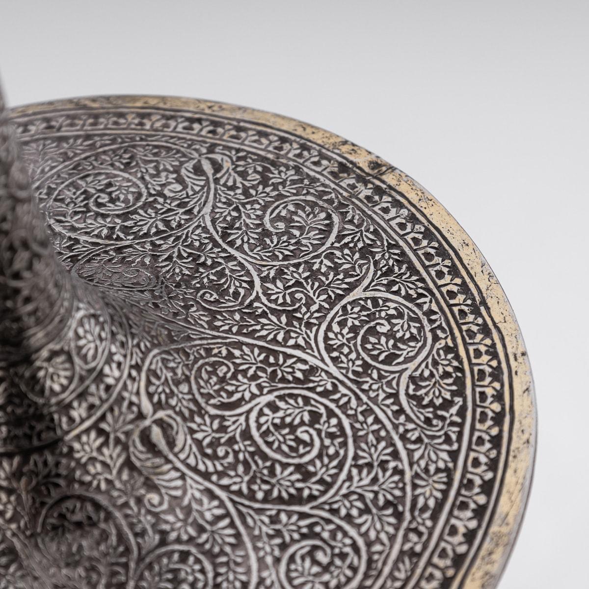 Paire de gobelets à vin « châle » indiens en argent massif du 20ème siècle, Cachemire, vers 1900 en vente 12