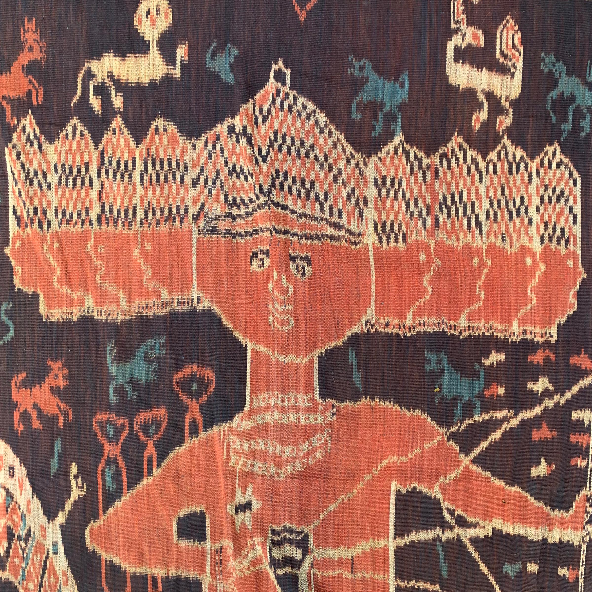 Tribal 20th Century Indonesian Ikat Textile