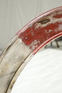 20th Century Industrial Circular Railway Mirror