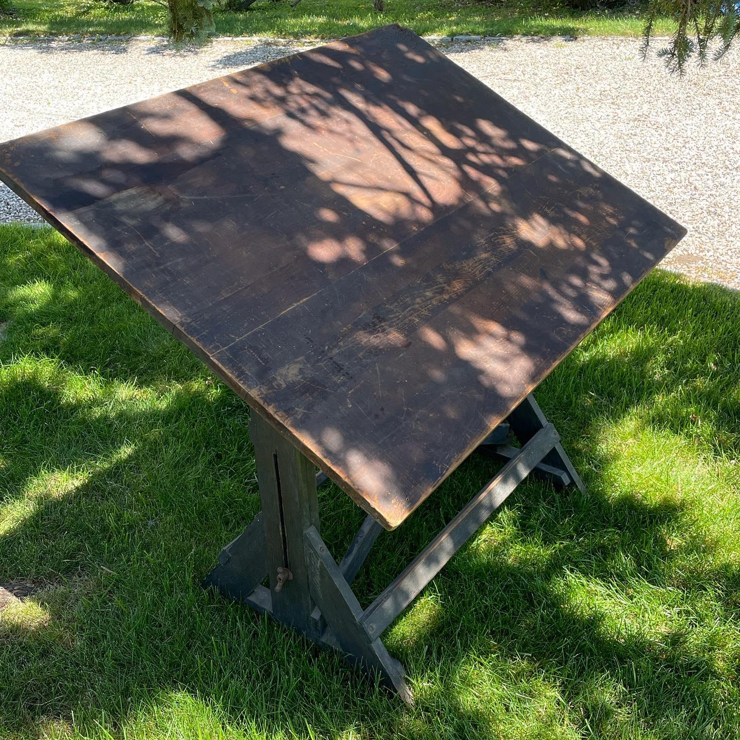20th Century Industrial Drafting Table For Sale 6