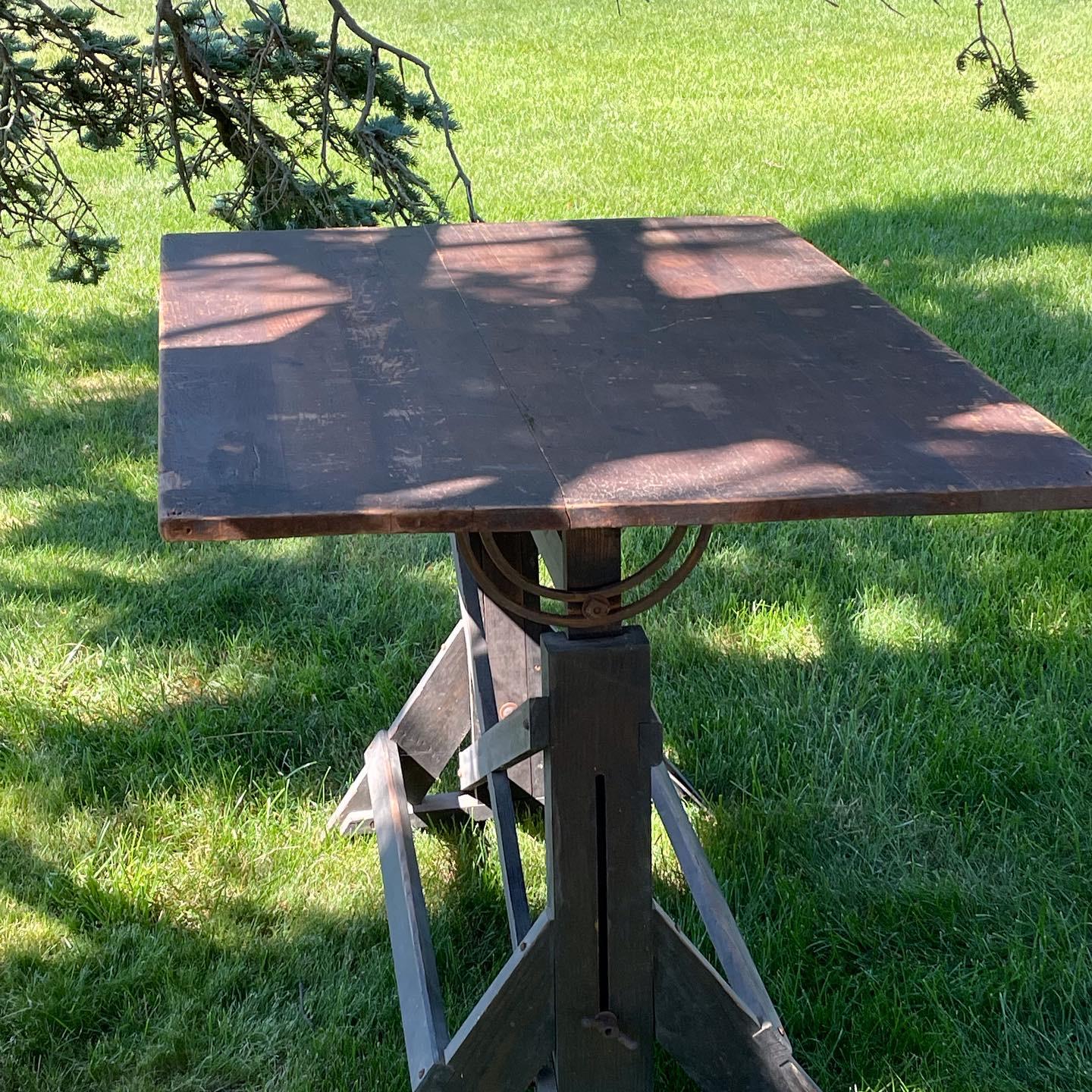 20th Century Industrial Drafting Table For Sale 8