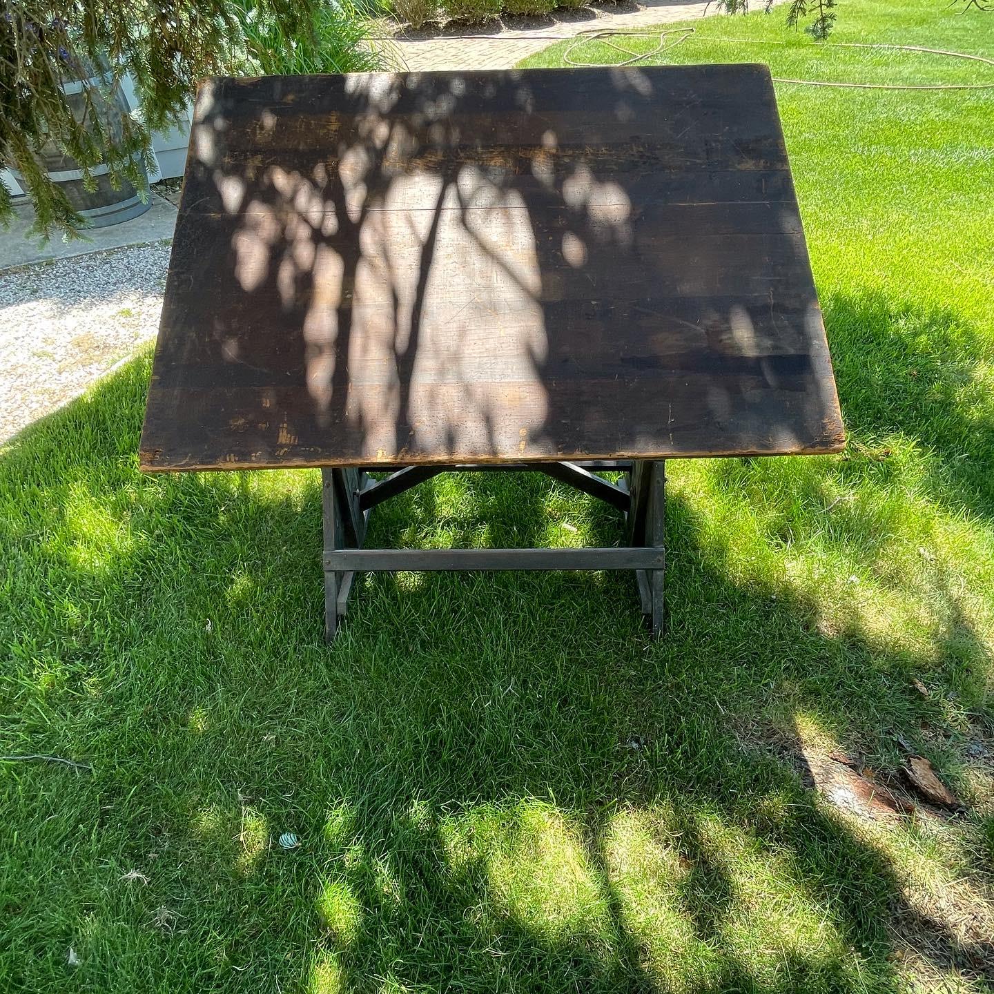 American 20th Century Industrial Drafting Table For Sale