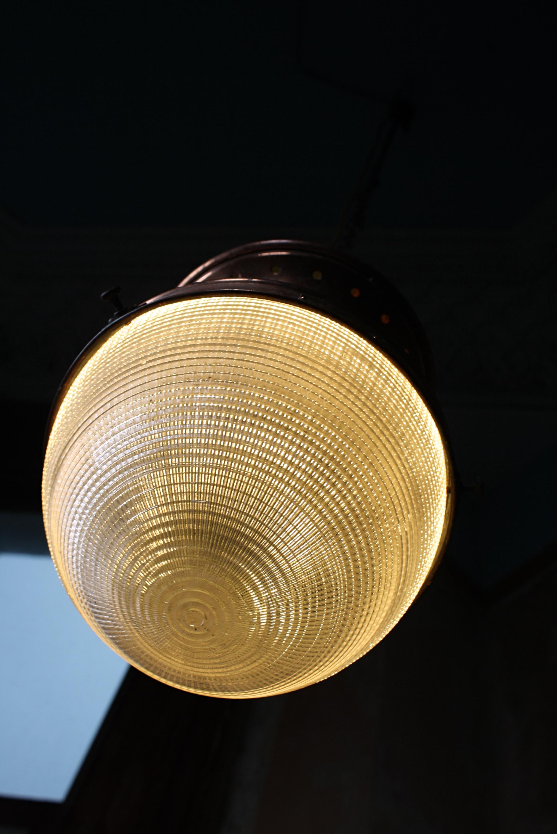 20th Century Industrial Falk, Stadelmann and Co Exterior Lantern Light Pendant 6