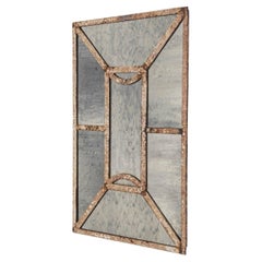 20th Century Industrial French Metal Mirror