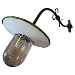 Used 20th century Industrial Metal Outdoor Wall Light, 1920s