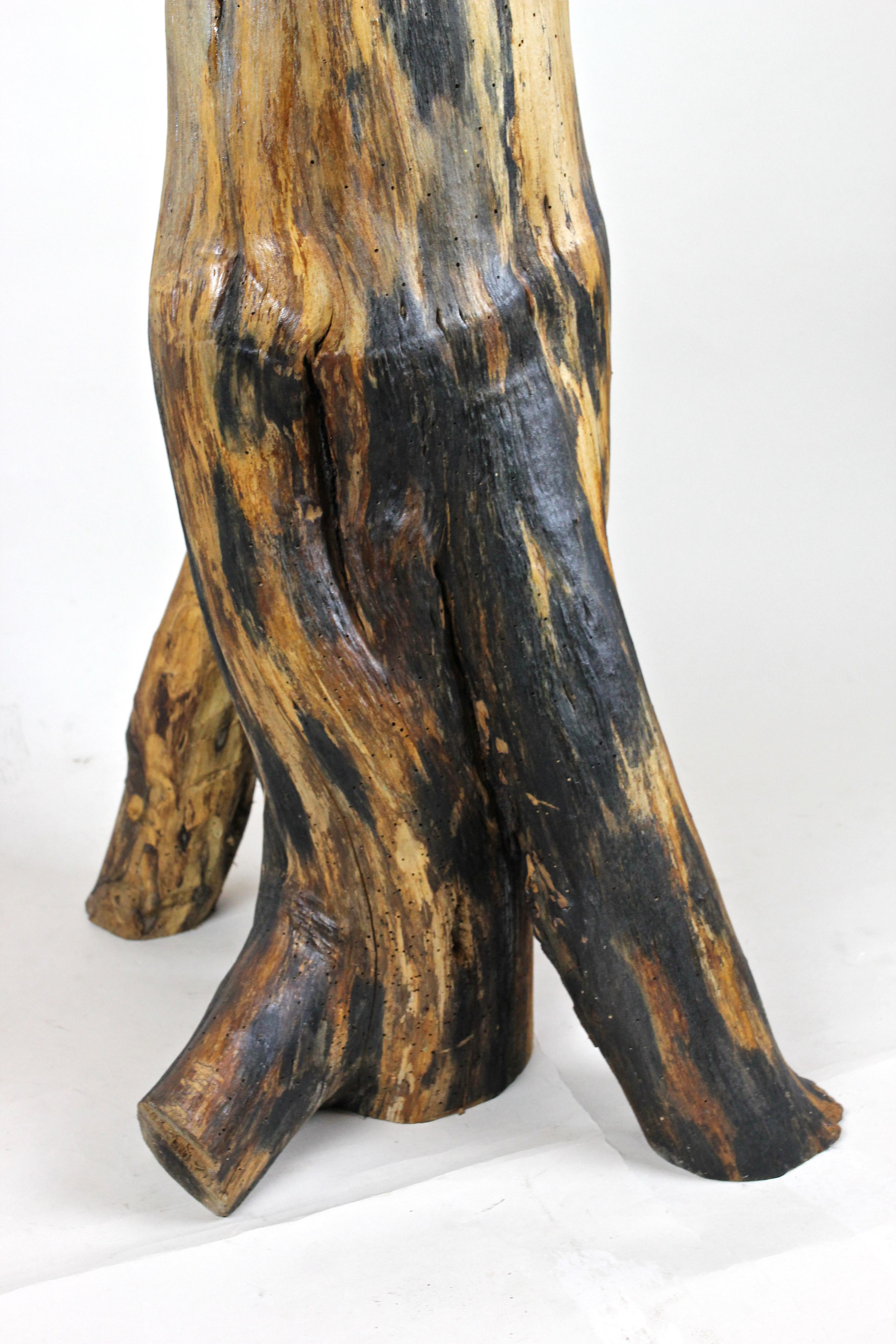 Iron 20th Century Industrial Modern Wooden Sculpture, Austria, circa 1915-1920