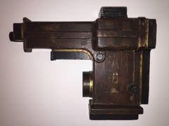 20th Century Industrial Wooden Foundry Molds, Pair