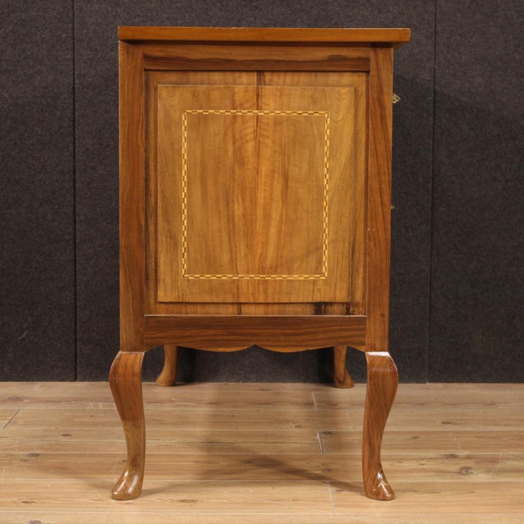20th Century Inlaid Exotic Wood Italian Dresser, 1980 5