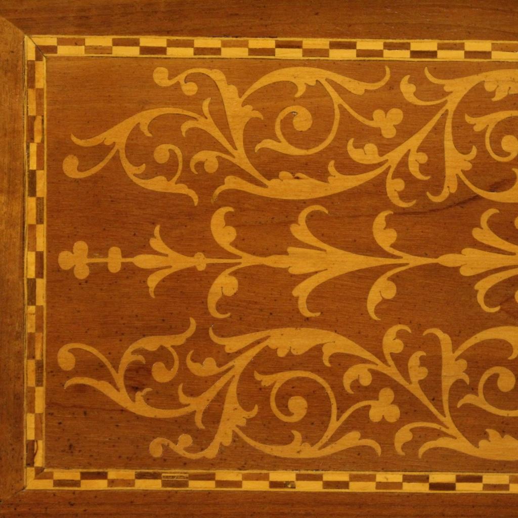 20th Century Inlaid Exotic Wood Italian Dresser, 1980 2