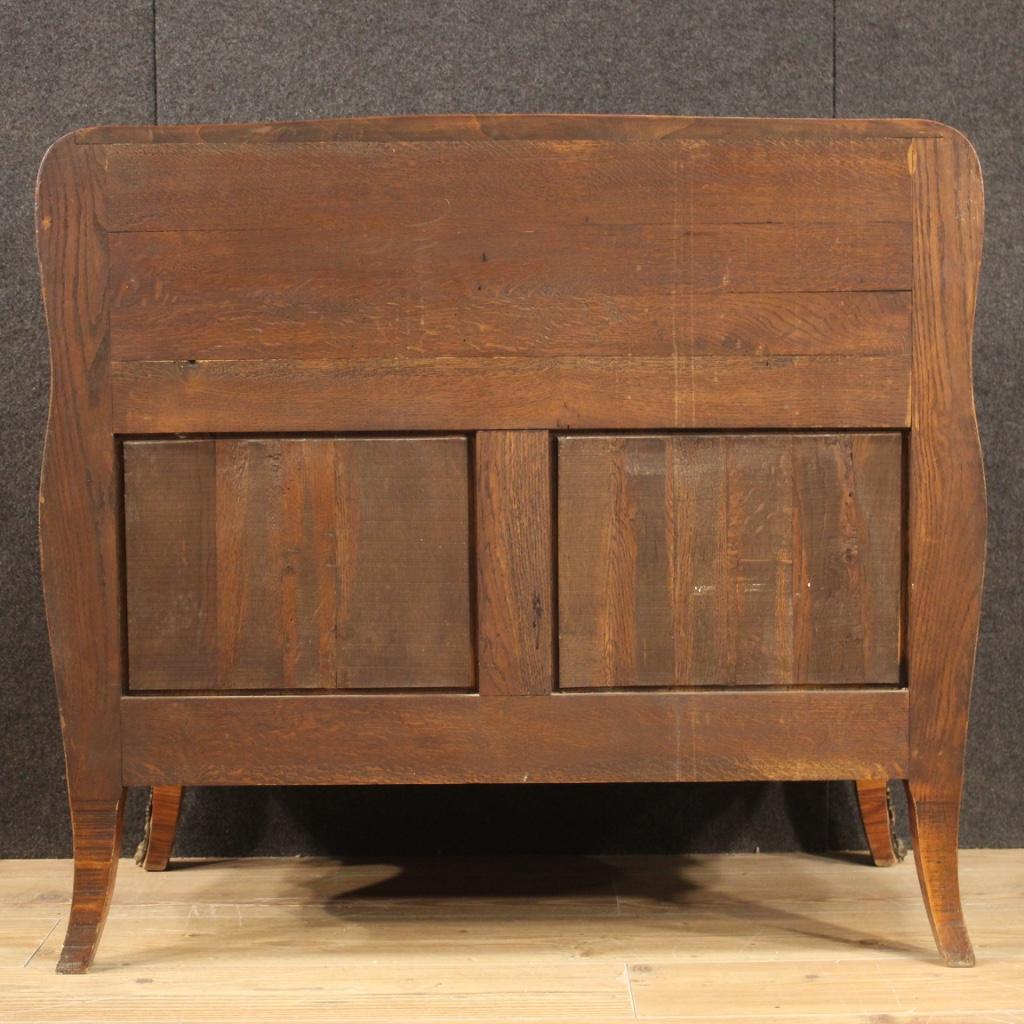 Mid-20th Century 20th Century Inlaid Rosewood Maple Walnut Cherry Wood French Bureau Desk, 1960s For Sale