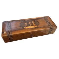 20th Century Inlaid Walnut Wood Sorrento Box
