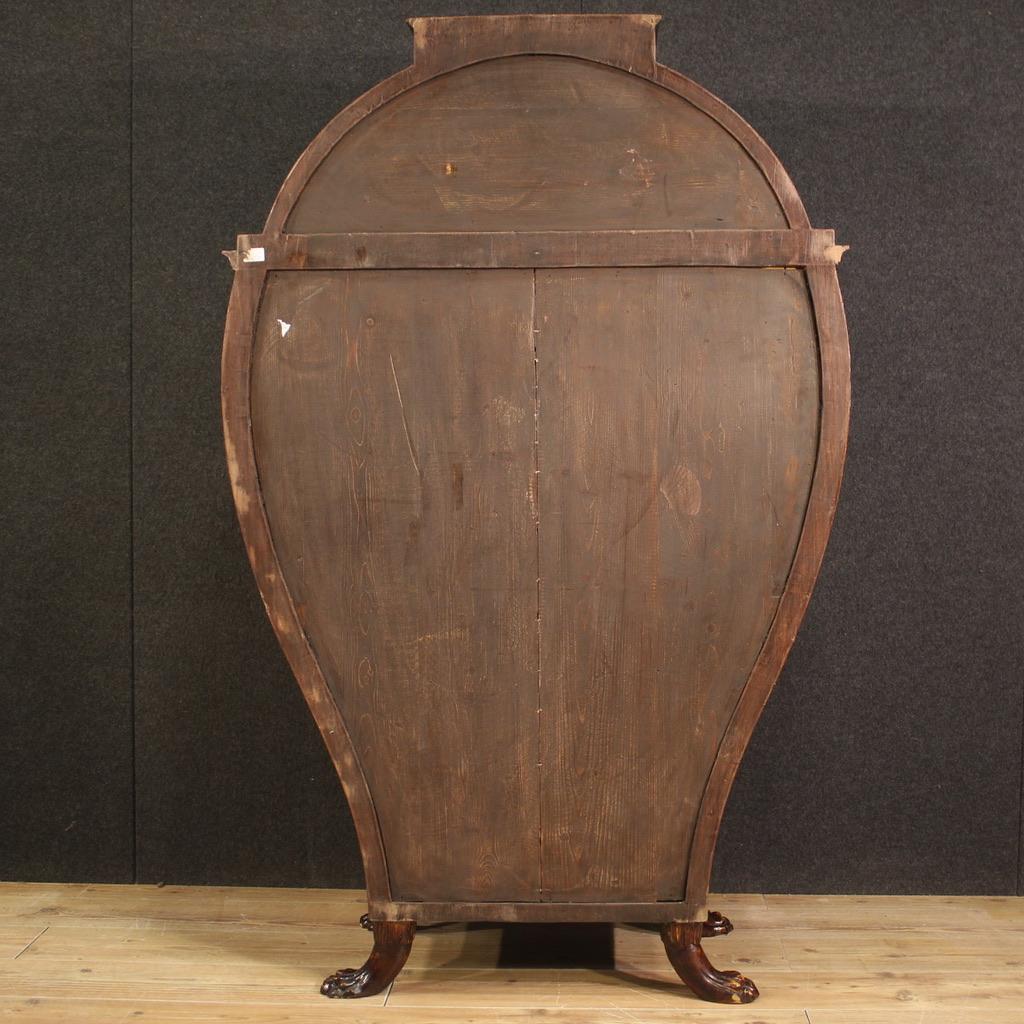 20th Century Inlaid Wood Biedermeier Style Austrian Secrétaire Desk, 1960 in vendita 1