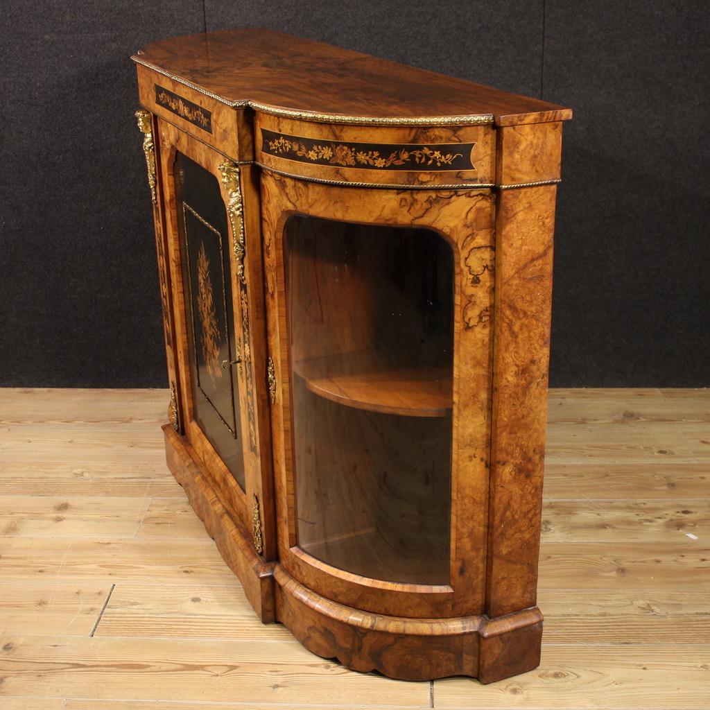 Englisches Sideboard mit Intarsien aus Holz, 20. Jahrhundert, 1920 (Frühes 20. Jahrhundert) im Angebot