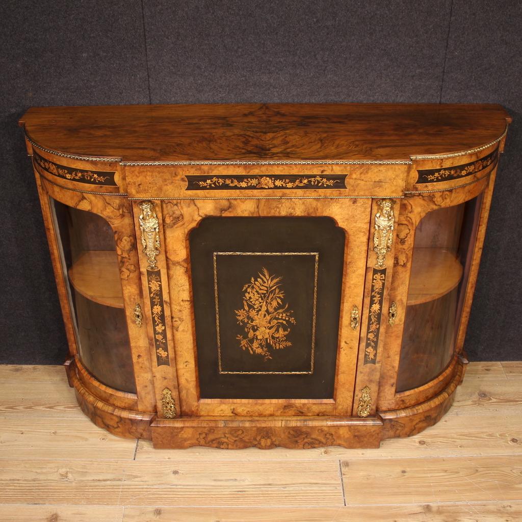 Englisches Sideboard mit Intarsien aus Holz, 20. Jahrhundert, 1920 im Angebot 4