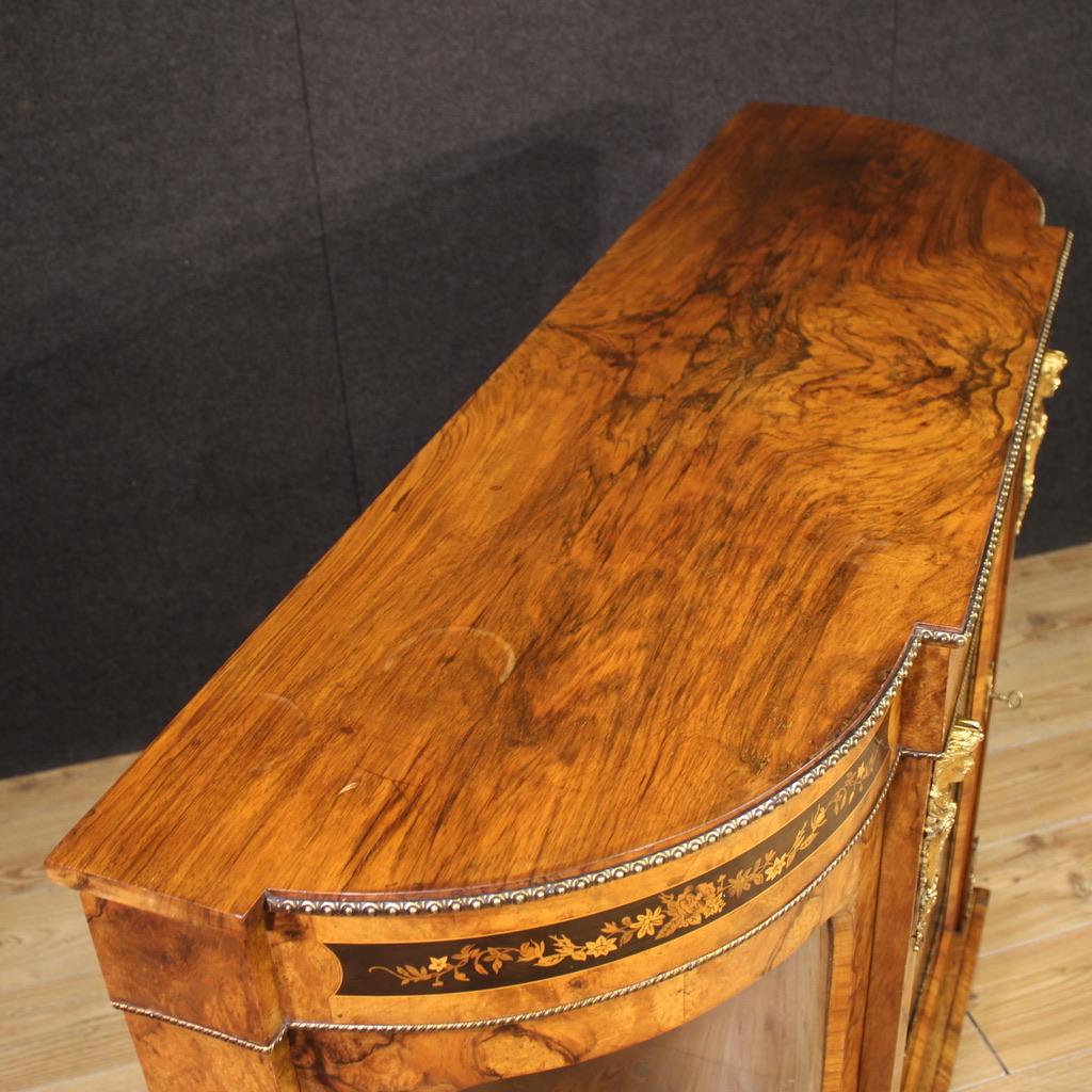 Englisches Sideboard mit Intarsien aus Holz, 20. Jahrhundert, 1920 im Angebot 5