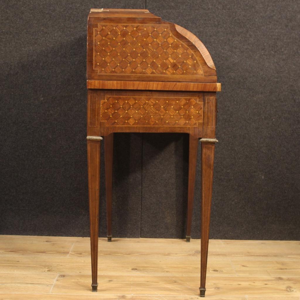 20th Century Inlaid Wood French Bureau Desk, 1930 2