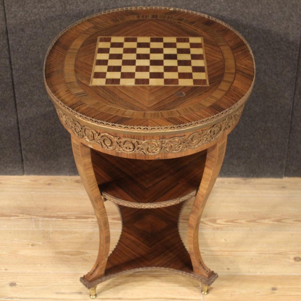 20th Century Inlaid Wood French Coffee Table, 1960 6