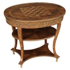 20th Century Inlaid Wood French Coffee Table, 1960