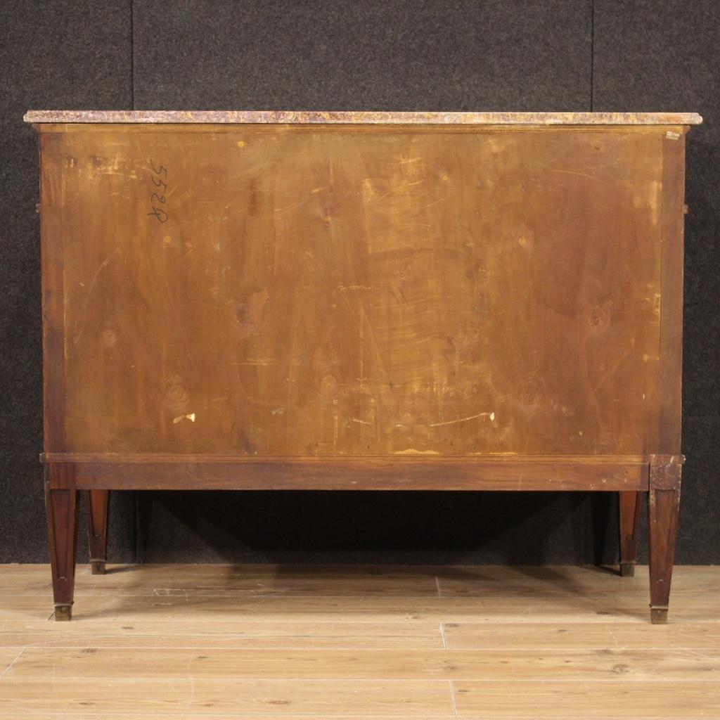20th Century Inlaid Wood French Louis XVI Style Dresser, 1950 7