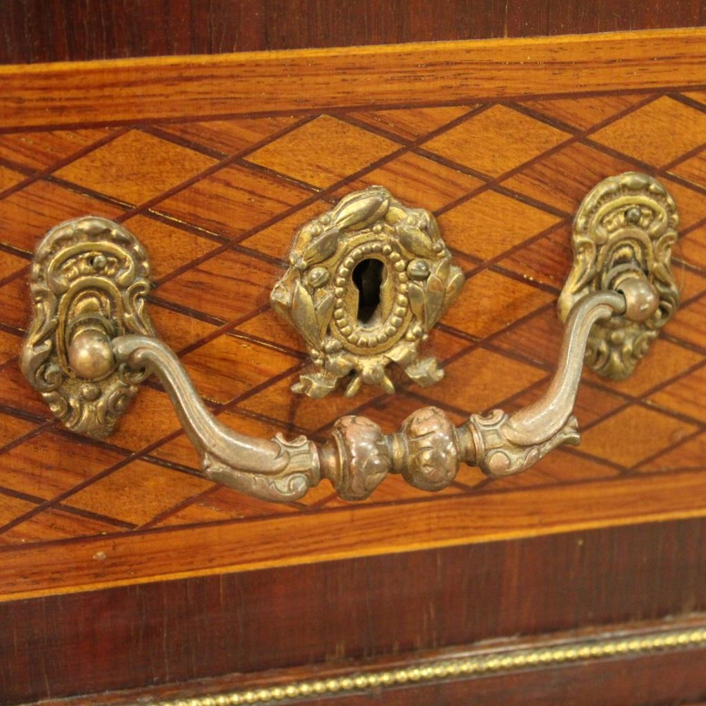 20th Century Inlaid Wood French Louis XVI Style Dresser, 1950 3
