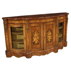 20th Century Inlaid Wood French Napoleon III Style Sideboard, 1950