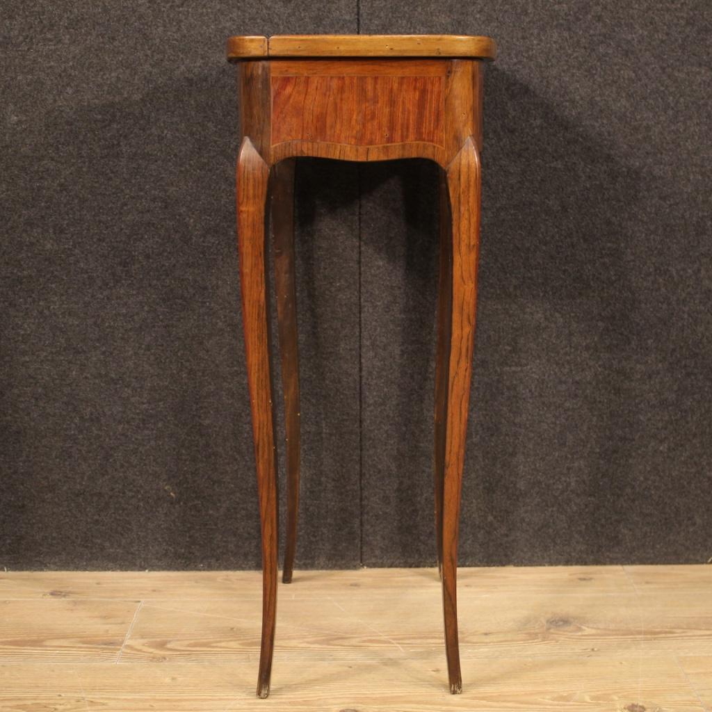 20th Century Inlaid Wood French Side Table Dressing Table, 1920 3