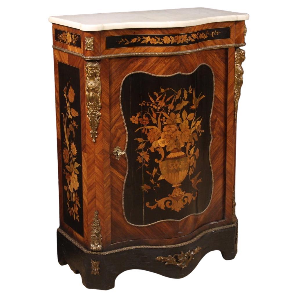 20th Century Inlaid Wood French Sideboard in Napoleon III style, 1920