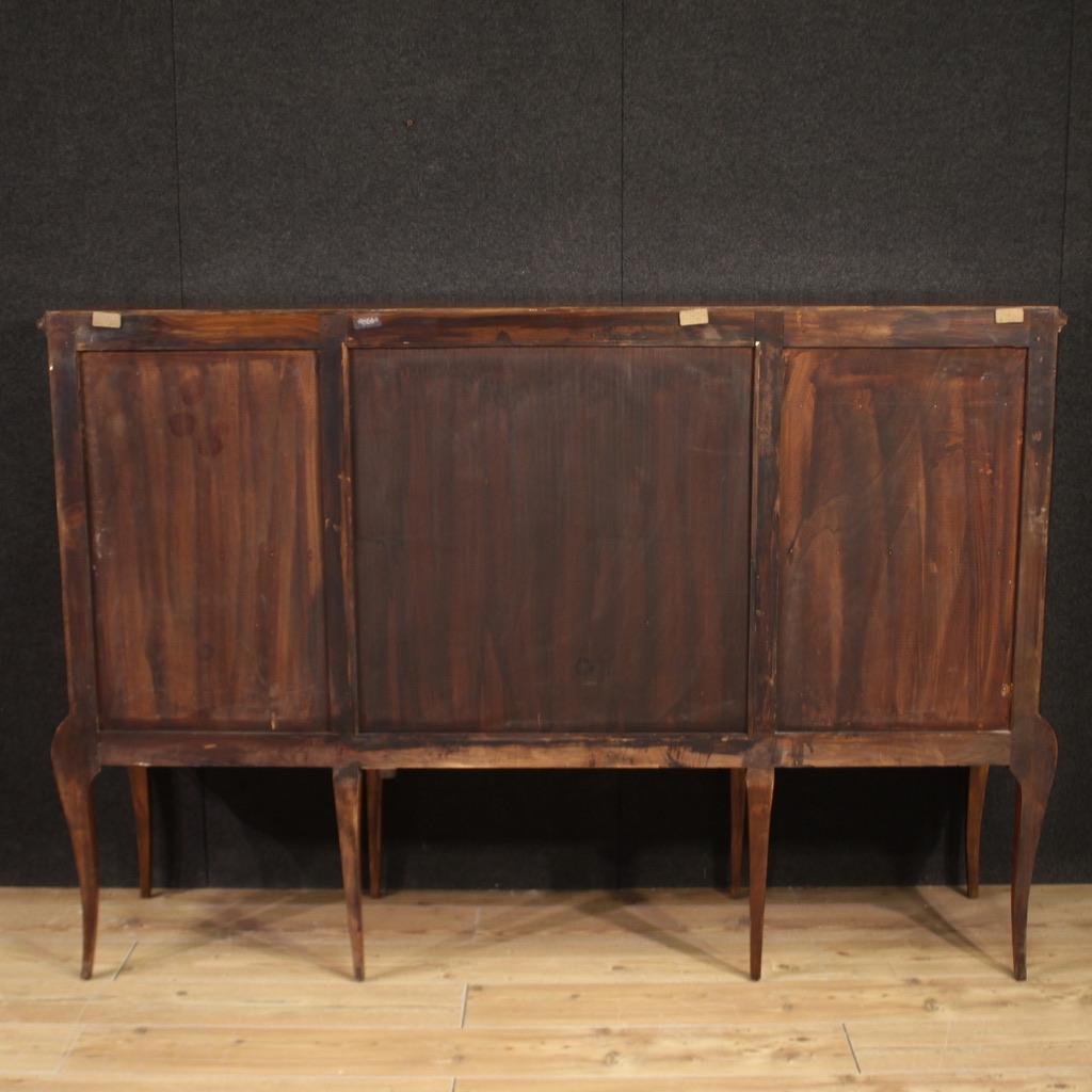 mueble bar italiano con incrustaciones de madera del siglo XX, 1950 en venta 3