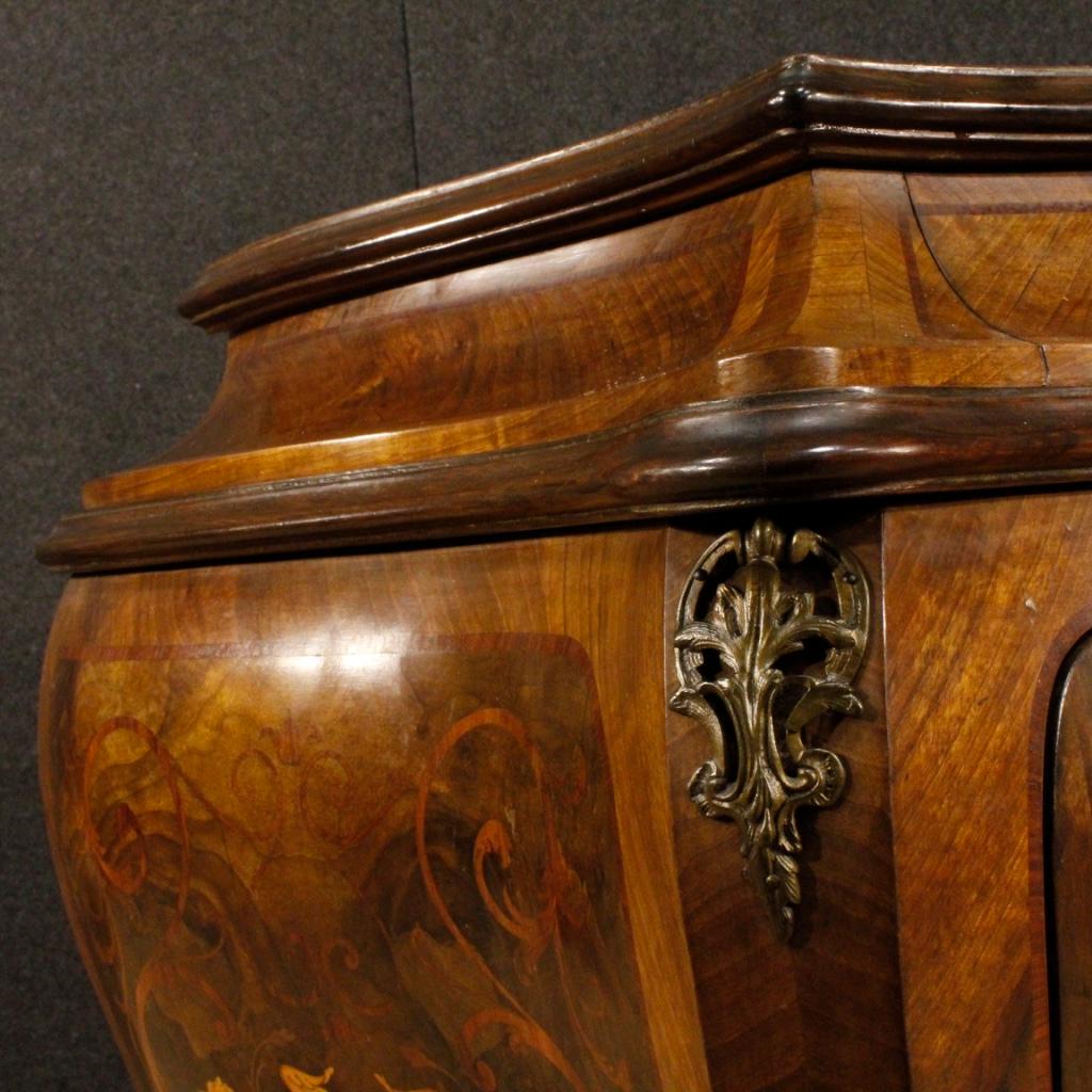 20th Century Inlaid Wood Italian Chest Of Drawers, 1950 6