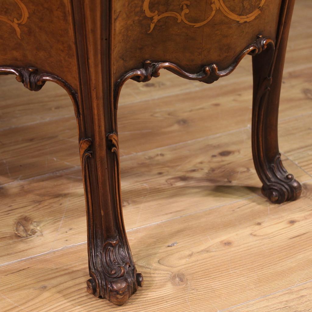 20th Century Inlaid Wood Italian Commode, 1950 in vendita 6