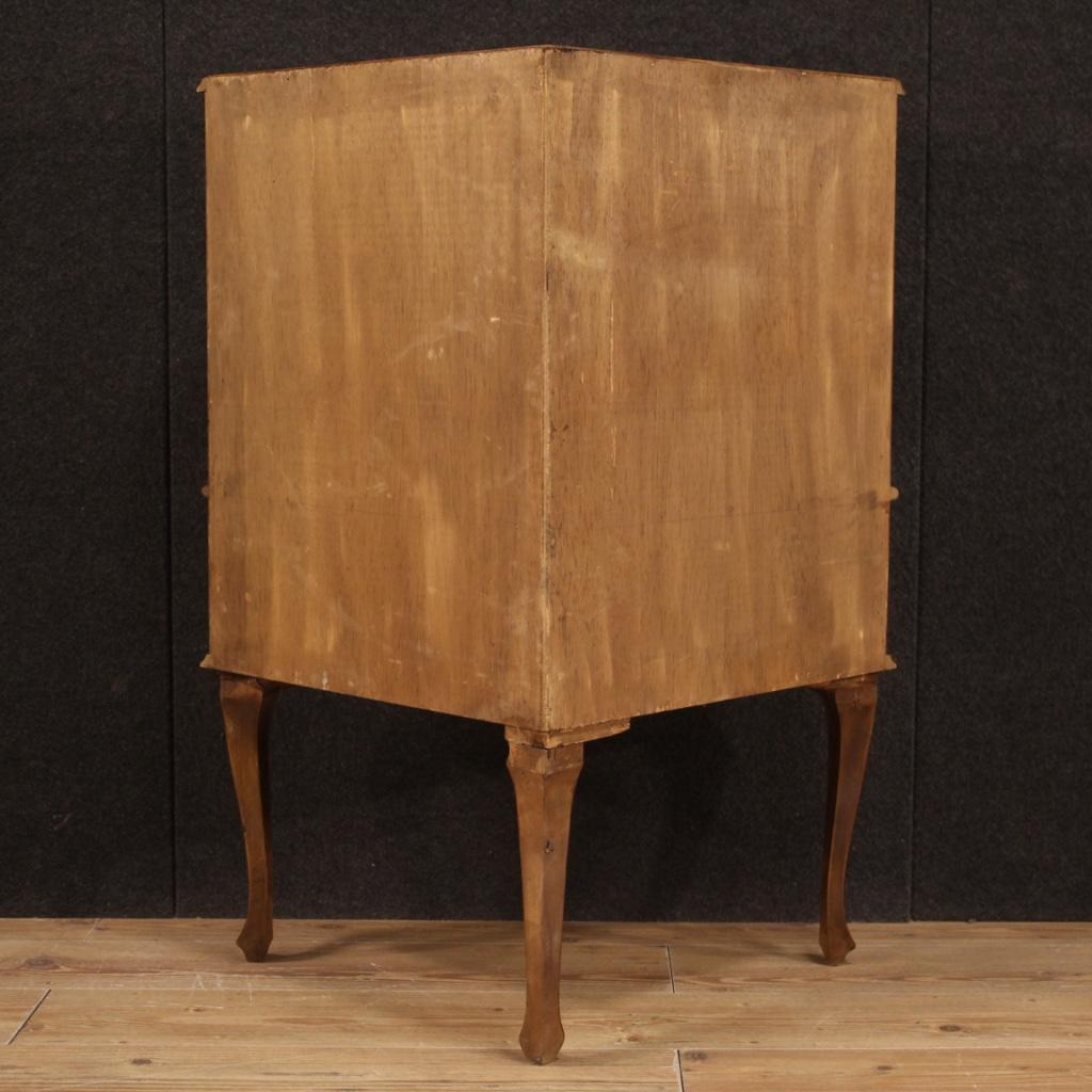 20th Century Inlaid Wood Italian Corner Cabinet, 1960 6