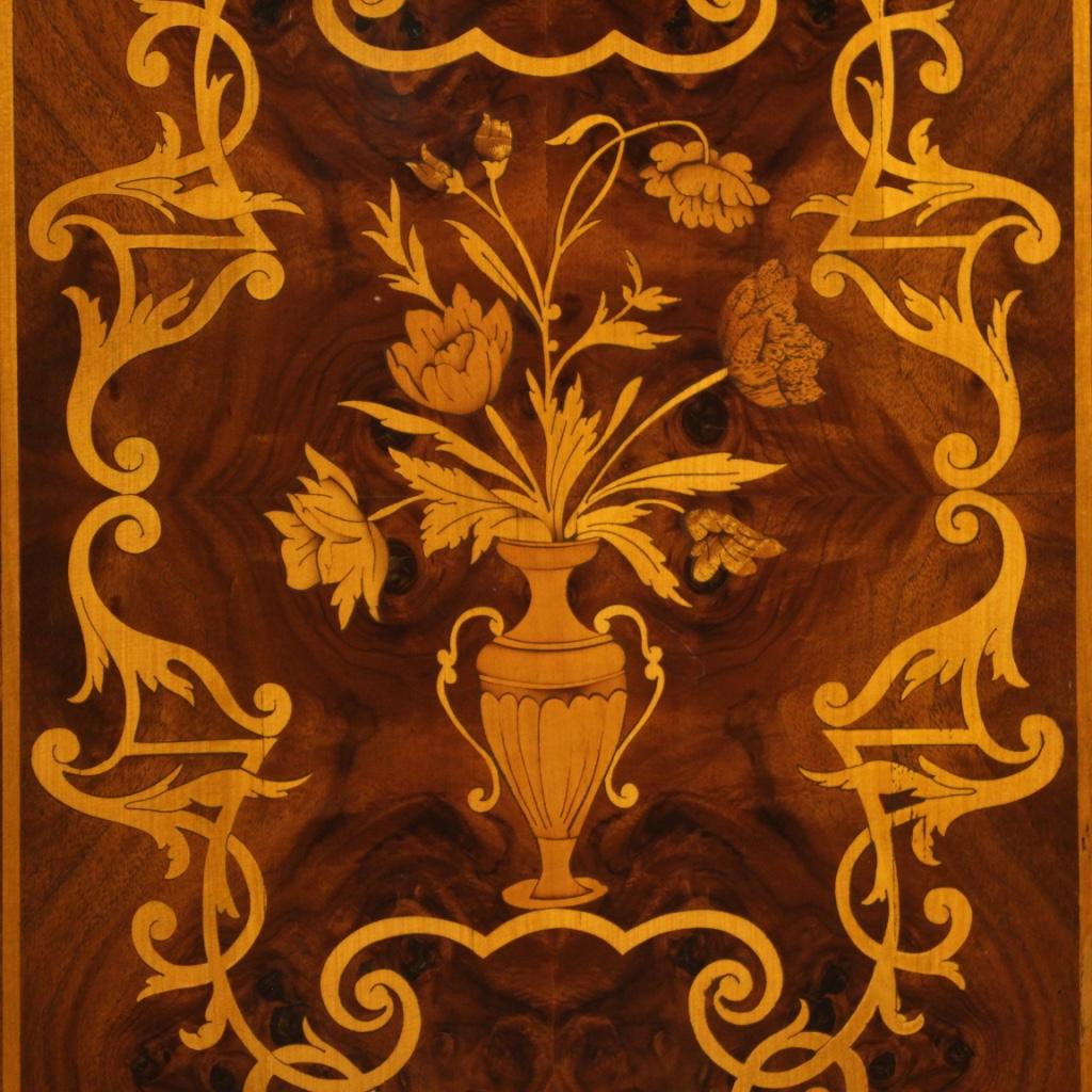 20th Century Inlaid Wood Italian Louis XIV Style Dresser, 1970 2