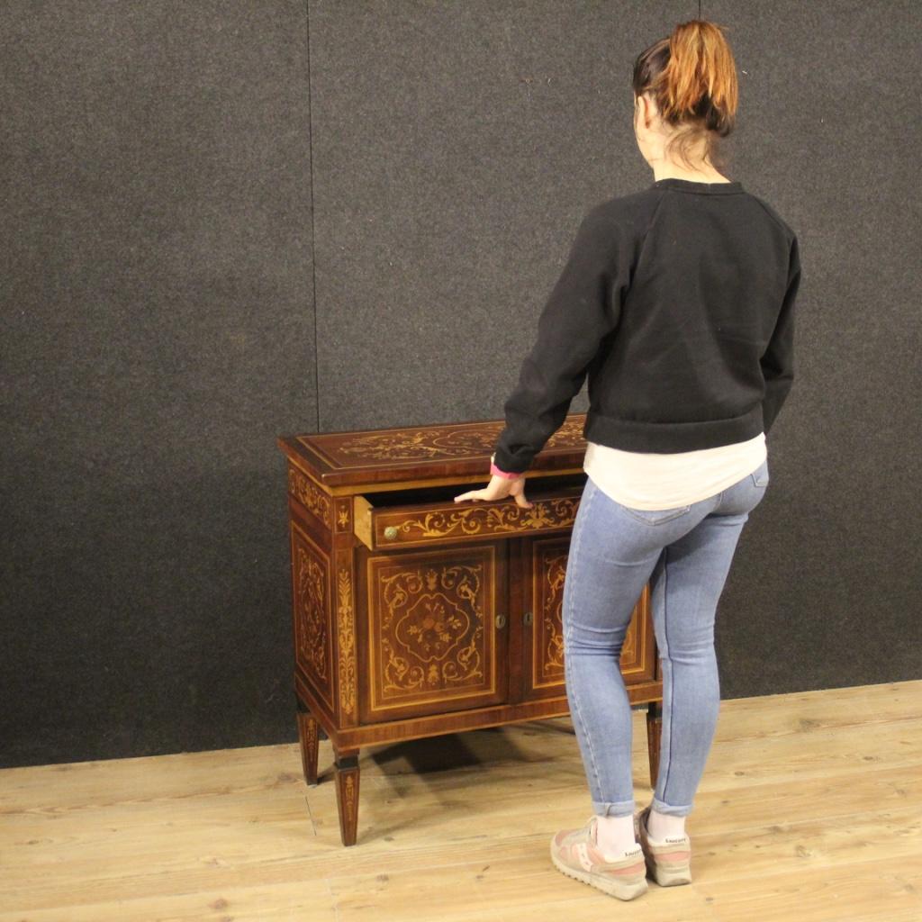 20th Century Inlaid Wood Italian Louis XVI Sideboard, 1960 7