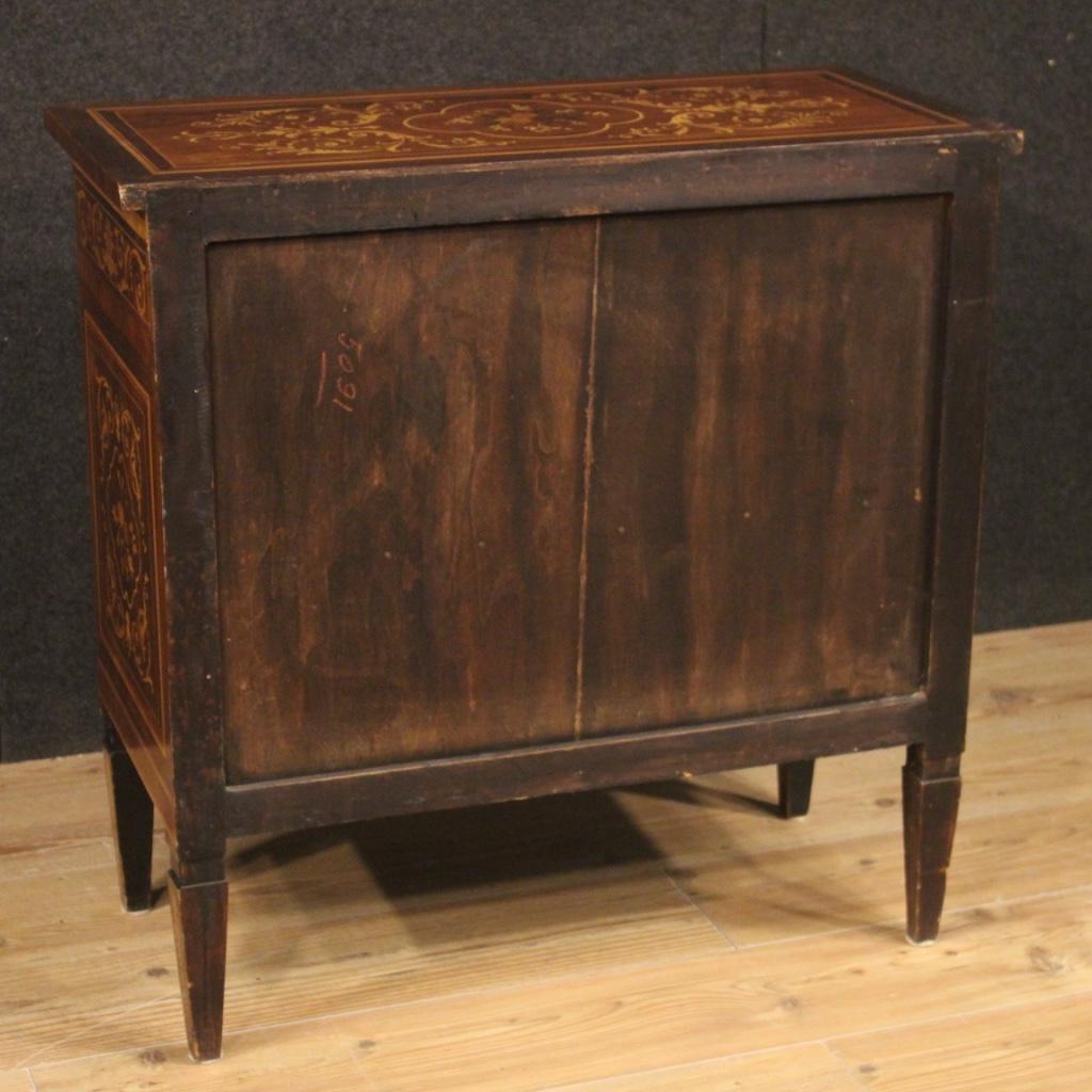 20th Century Inlaid Wood Italian Louis XVI Sideboard, 1960 4