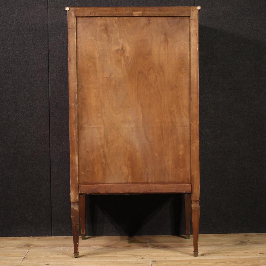 cómoda italiana del siglo XX estilo Luis XVI en madera taraceada, años 50 Mid-20th Century en venta