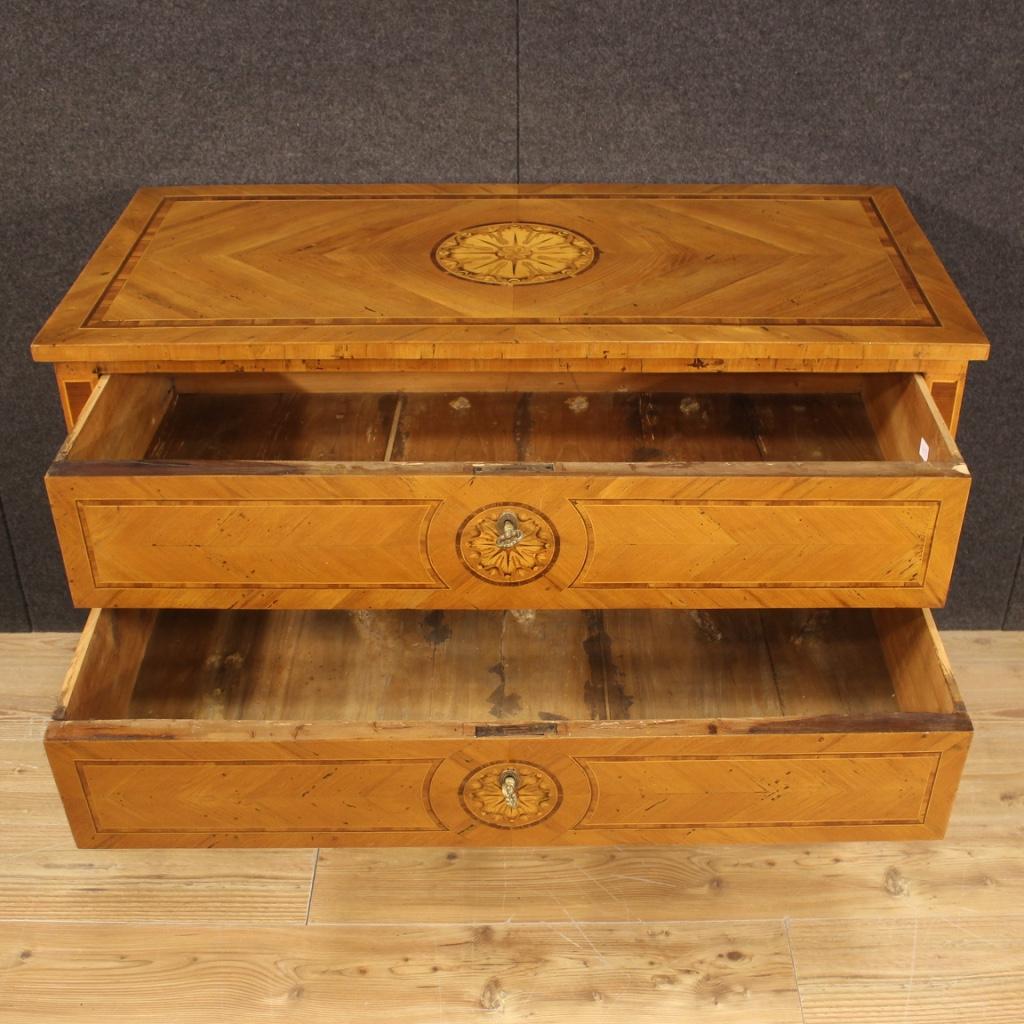 20th Century Inlaid Wood Italian Louis XVI Style Dresser, 1950 2